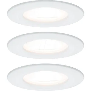 Kit enc PAULMANN Nova fixe LED IP44 3x6.5W 2700K GU10 51mm pas cher