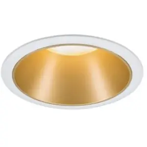 Comparateur de prix : Spot LED coin Cole à encastrer blanc & or 6,5W dimmable Paulmann