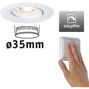 Comparateur de prix : Paulmann Nova mini Plus spot enc. EasyDim blanc