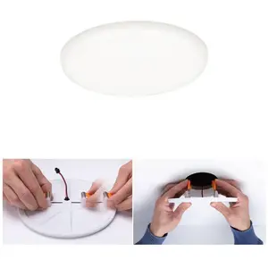 Comparateur de prix : Paulmann PAN LED Veluna VariFit D.125mm 8,5W 1000lm 4000K BLC satinE 230V IP44