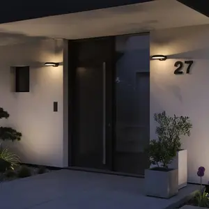 Comparateur de prix : Applique extérieur LED détecteur de mouvement Paulmann Anela IP44 71mm 3000K 700lm 230V