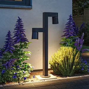 Comparateur de prix : Paulmann Borne lumineuse LED Kimu 2, anthracite, à 2 lampes, 2.200 K