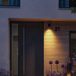 Comparateur de prix : Paulmann Applique d'extérieur LED Kimu, anthracite, 2.200 K