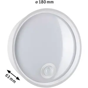 Comparateur de prix : Paulmann Platomo Applique d'extérieur LED Capteur blanc