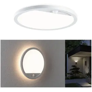 Comparateur de prix : Panneau extérieur led Lamina à détection 15 w 1200 lm 3000K blanc Paulmann