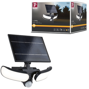 Paulmann Projecteur Solaire d'extérieur IP65 3000 K USB PIR Anthracite...