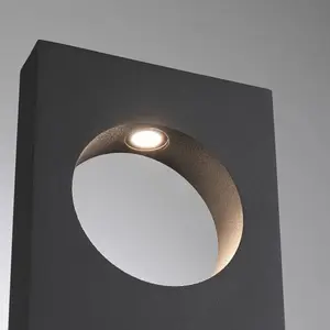 Comparateur de prix : Paulmann Borne lumineuse LED Ivo 1x5,5W IP65 3000K Gris