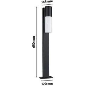 Comparateur de prix : Paulmann 94788 Borne lumineuse Tralia IP44 max. 10W 650mm Anthracite a...