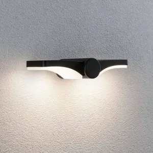 Comparateur de prix : Paulmann Applique d'extérieur LED Pekana, anthracite 30 cm aluminium IP44