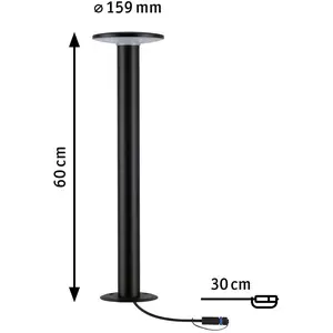 Comparateur de prix : Paulmann Plug & Shine Plate Borne lumineuse LED 2.200K