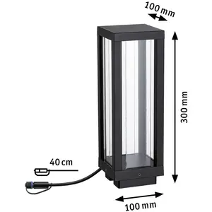 Comparateur de prix : Paulmann Plug & Shine luminaire pour socle LED Classic Lantern RGBW