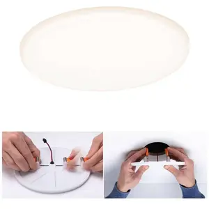 Comparateur de prix : 95386 Veluna VariFit Panneau led encastrable led 15 w satin - Paulmann
