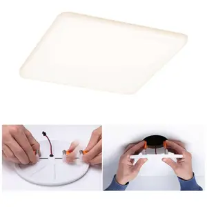 Comparateur de prix : Paulmann panneau LED Veluna angulaire CCT 18,5 cm