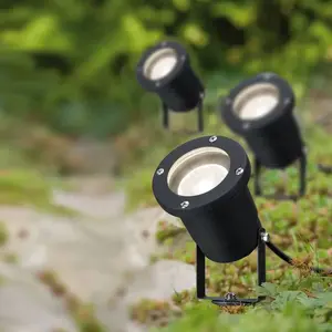 Comparateur de prix : Projecteur à led de jardin Paulmann 98897 jeu de 3 led GU10 10.5 w noir
