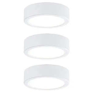 Comparateur de prix : Lot de 3 encastrés kit meuble Ø6,5 cm 3,5W 300lm 2700K 230/12V Paulmann