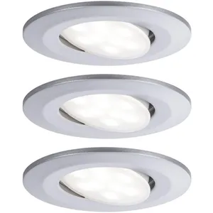 Comparateur de prix : Paulmann Calla pivotant dim Ø9cm 840 x3 chromé