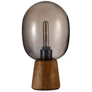 Pauleen MYSTICAL GLEAM-Lampe à poser Bois H31cm pas cher