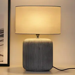 Comparateur de prix : Pauleen lampe à poser pure shine  e14   max. 20w gris clair#gris#blanc