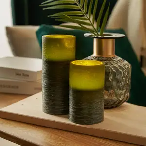 Pauleen Cosy Shine Candle bougie cire par 2, verteVendu parrakuten