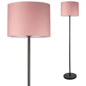 Comparateur de prix : Pauleen Lampadaire reverie rosa e27 320mm   max. 20w rose#noir métal#tissus