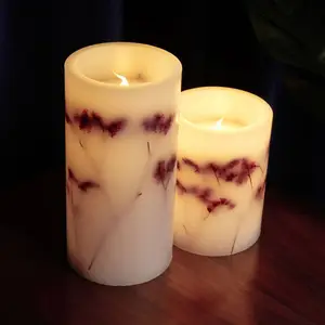 Comparateur de prix : Pauleen Shiny Bloom Candle Bougie LED Set de 2 pièces