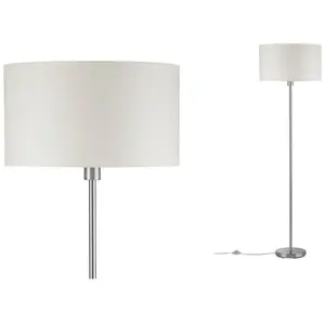 Comparateur de prix : Paulmann Tessa Lampadaire crème / fer brossé sans lampe, max. 40W E27 709,22
