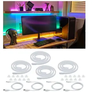Paulmann Pack 4 Ruban LED Ruban LED USB Neon Colorflex bleu, orange, rose, vert