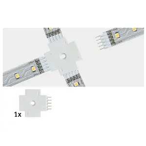 Comparateur de prix : Paulmann - 70617 Connectique x plastique (l x l x h) 3.2 x 2.8 x 0.6 cm 1 pc(s)