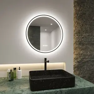 Comparateur de prix : Paulmann Miroir lumineux led mirra  ip44  white switch 750lm 230v 11,5w gradable noir#miroir