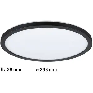 Comparateur de prix : Paulmann Panneau led atria shine backlight rond 293mm 16w 1600lm 4000k noir