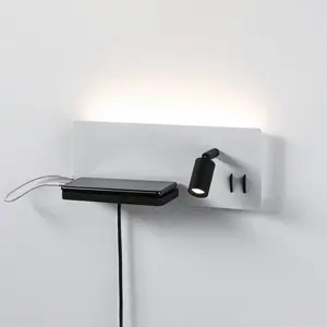 Comparateur de prix : Paulmann Applique murale LED Serra USB C, côté gauche