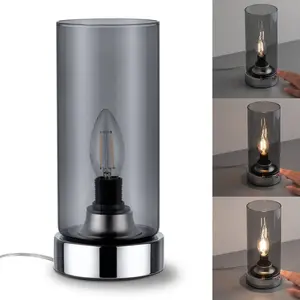 Comparateur de prix : Lampe PAULMANN Pinja max.1x20W E14 Chr/verre fumé