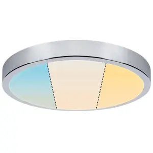Comparateur de prix : Paulmann Panneau LED Aviar IP44 rond 360mm 24W 2200lm White Switch Chrome