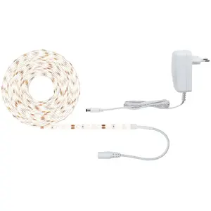Comparateur de prix : Paulmann Kit Bande Led Adhésive Complet 5m - 17w - 3000k - Simpled Paulmann