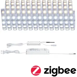 Comparateur de prix : Paulmann MaxLED 500 Set de base IP44 CCT ZigBee 5m