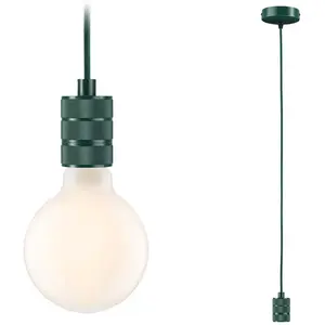 Comparateur de prix : Paulmann Neordic Luminaire en suspension Tilla E27 max. 60W Vert gradable Métal