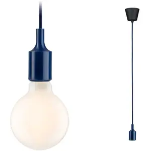 Comparateur de prix : Suspension Paulmann Ketil Neordic E27 - bleu nuit/noir - 60W/230V