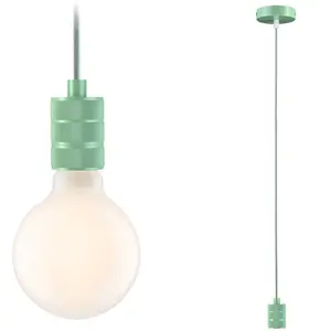 Comparateur de prix : Suspension Paulmann Tilla Neordic E27 - vert clair - 60W/230V