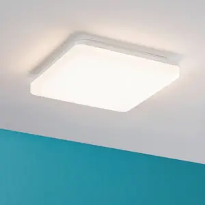 Comparateur de prix : Paulmann Panneau led cela ip44 carré 280x280mm  15,5w 1650lm white switch blanc dépoli