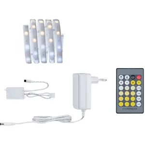 Comparateur de prix : Kit Paulmann MaxLED 250 1.5m TunW IP44 Protect Cover 5.3W 230- Argent