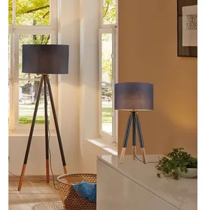Paulmann Neordic lampadaire rurik e27 max. 20w gris#bois tissus#métal#bois pas cher