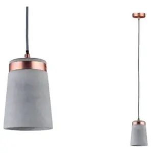 Paulmann 79617 Neordic Stig Luminaire suspendu, max. 1x20W, E27, Gris/...