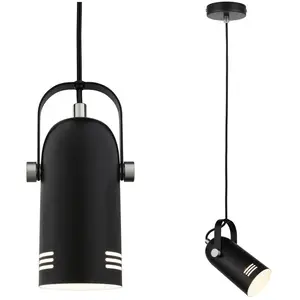 Comparateur de prix : Paulmann Neordic Luminaire en suspension Lavea E27 max. 15W Noir gradable Métal