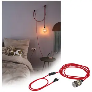 Comparateur de prix : Paulmann Neordic Eldar suspension avec prise rouge