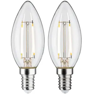 Paulmann bougie LED E14 2,7W 2700K filament, par 2 pas cher