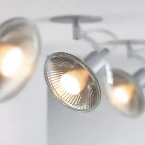 Comparateur de prix : Paulmann Réflecteur LED GU10 QPAR 111 4W transparent 2 700 K 350 lm