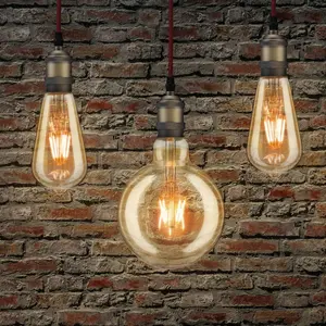 Paulmann Ampoule LED Globe 125 à filament E27 - 2,5W - 1700K - 170lm - Non dimmable - Or pas cher