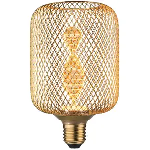 Comparateur de prix : Paulmann Metallic Glow Standard 230 V Ampoules LED Zyl E27 Helix 130lm 3,5W 1800K Laiton