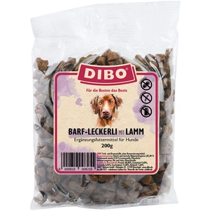 DIBO Friandises BARF à l’agneau 200g, friandises pour chien pas cher