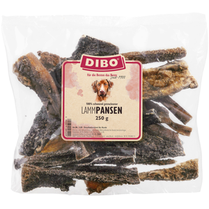 250g de friandises pour chiens DIBO à la panse d'agneau pas cher
